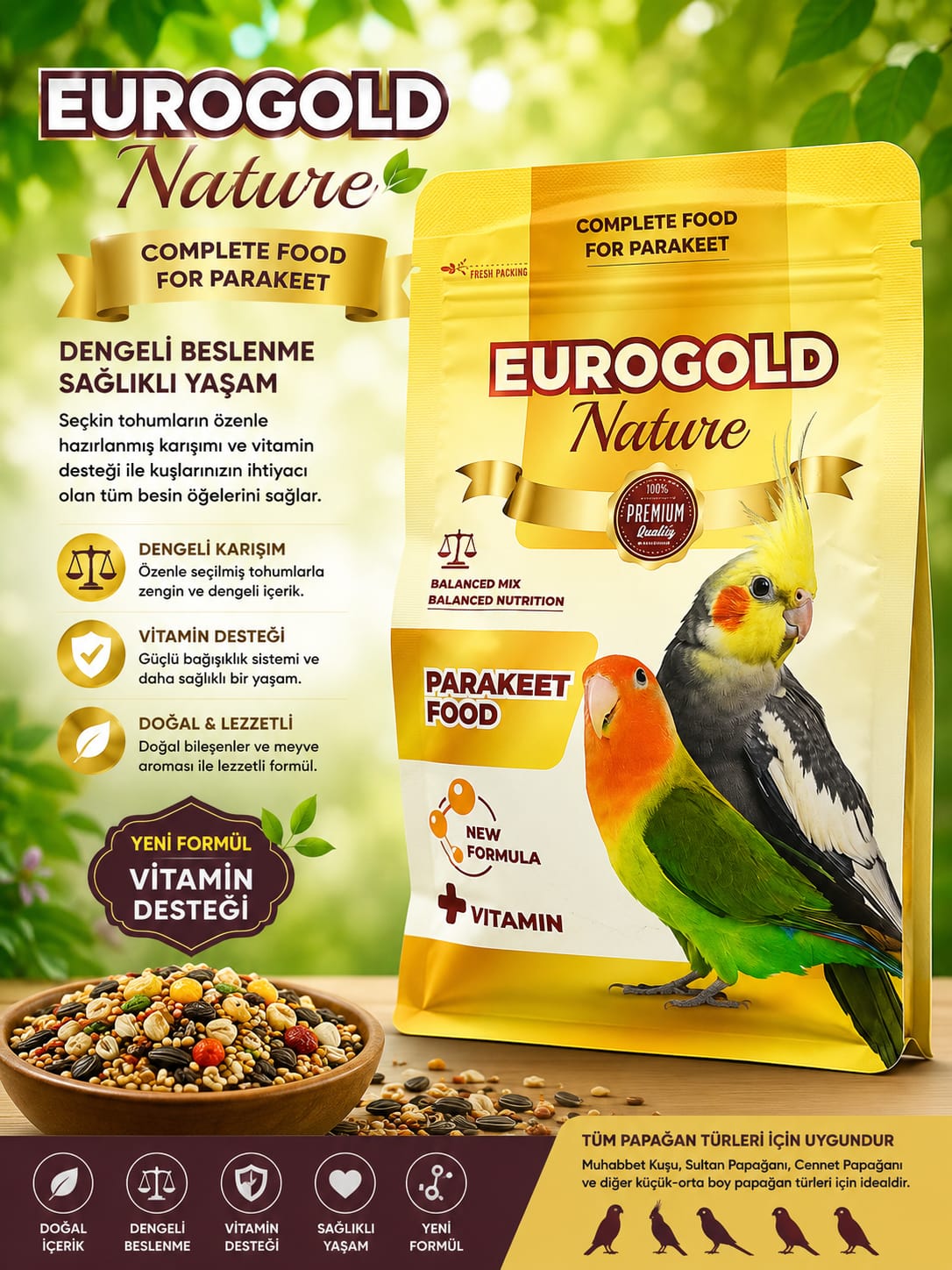 EuroGold Nature Parakeet Food