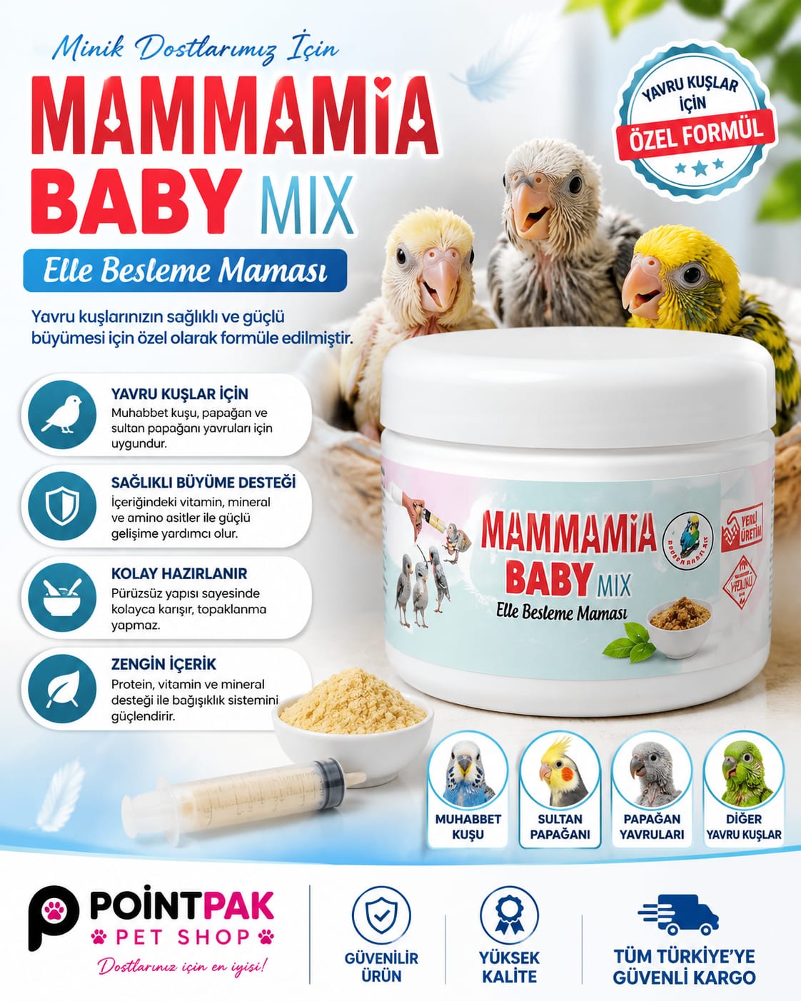Mammamia Baby Mix Elle Besleme Maması