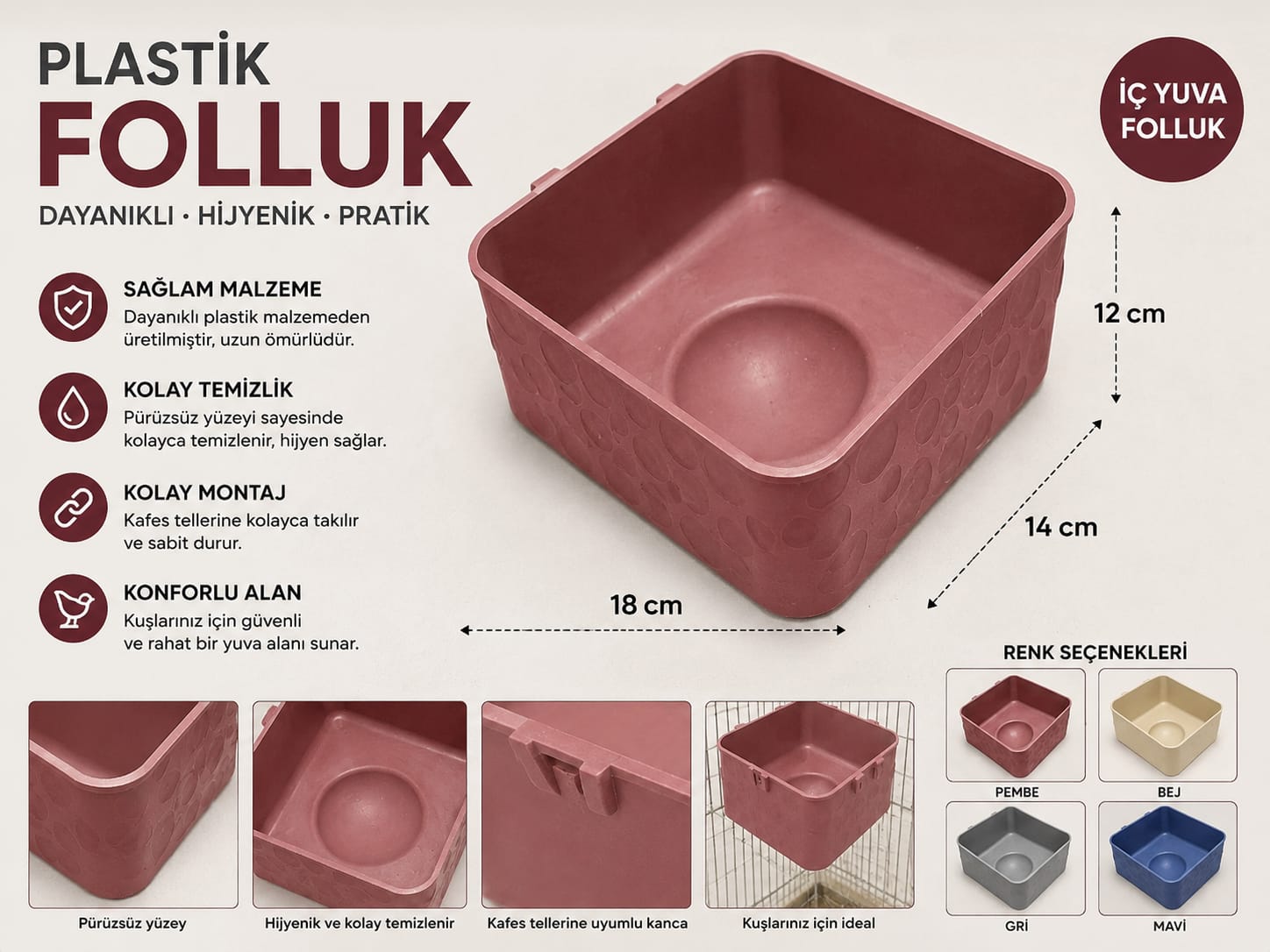 Yuva İçi Plastik Folluk