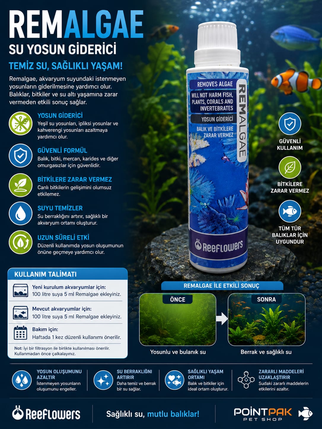 ReeFlowers RemAlgae Yosun Giderici