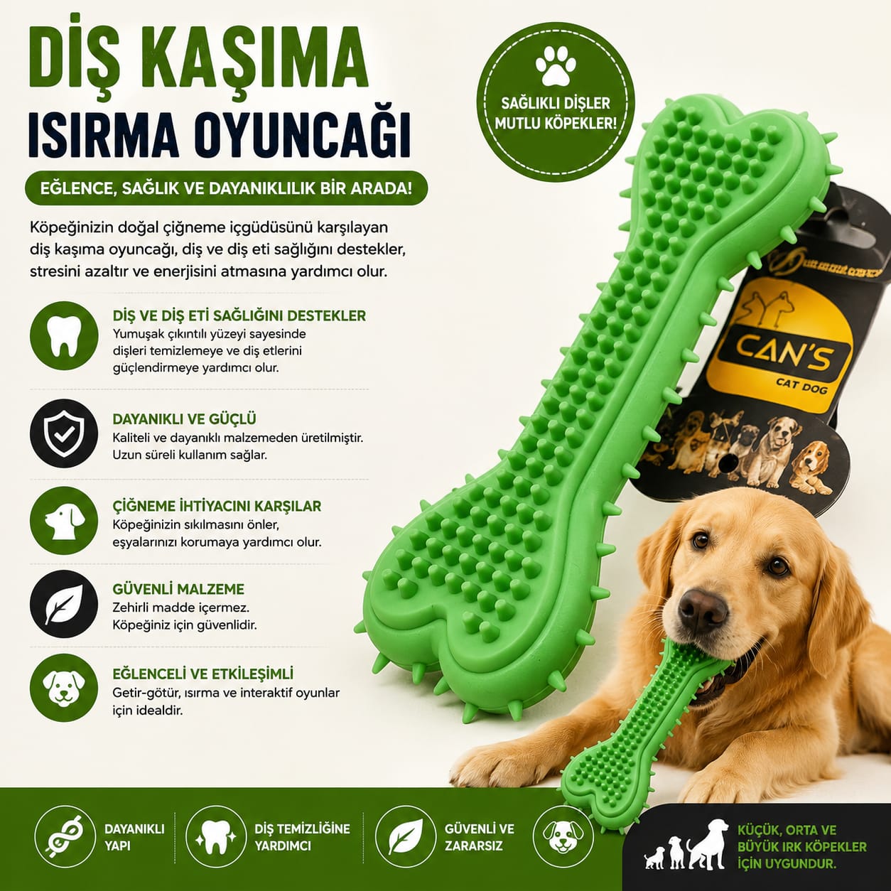 Köpek Diş Kaşıma ve Isırma Oyuncağı