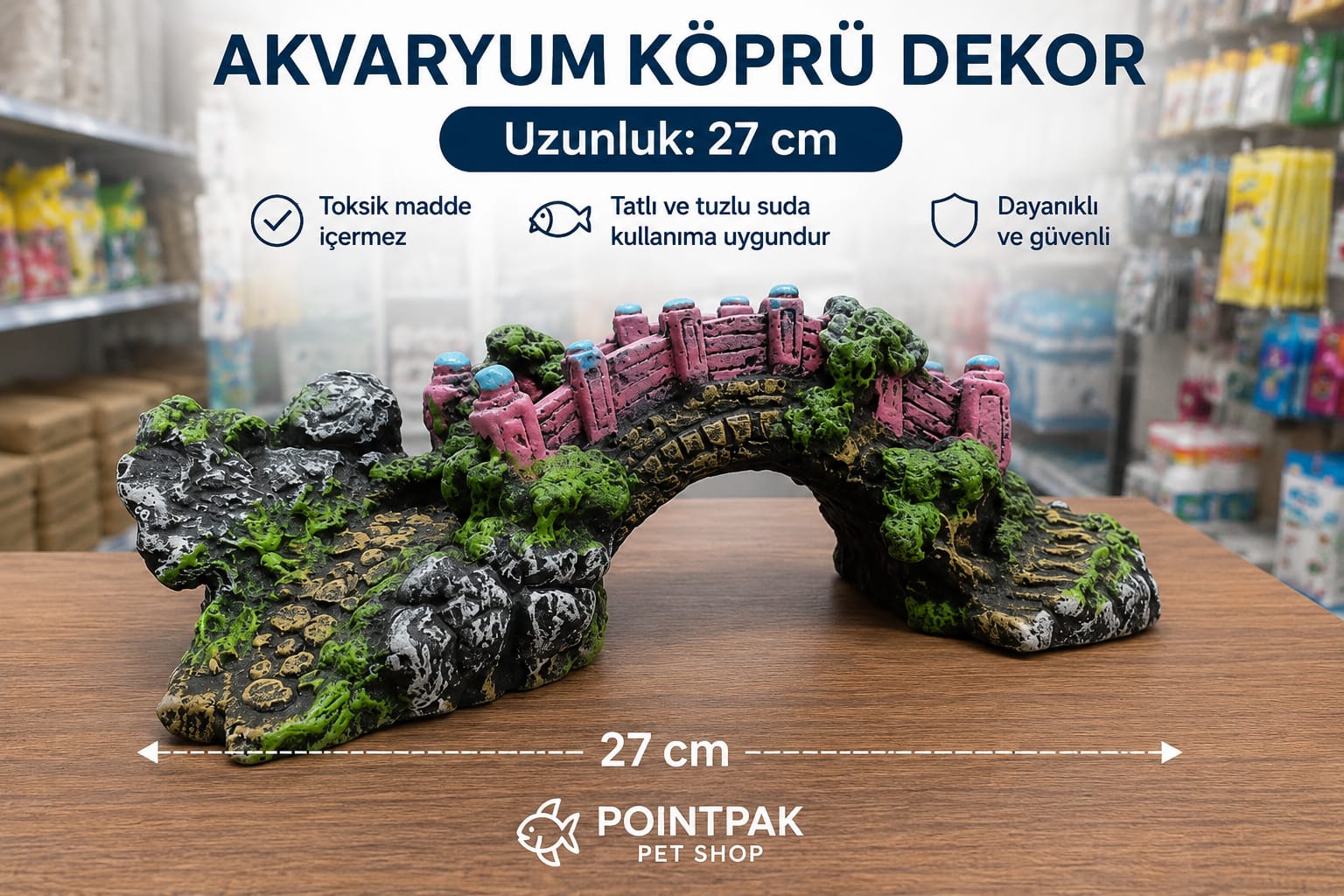 Akvaryum Köprü Dekoru