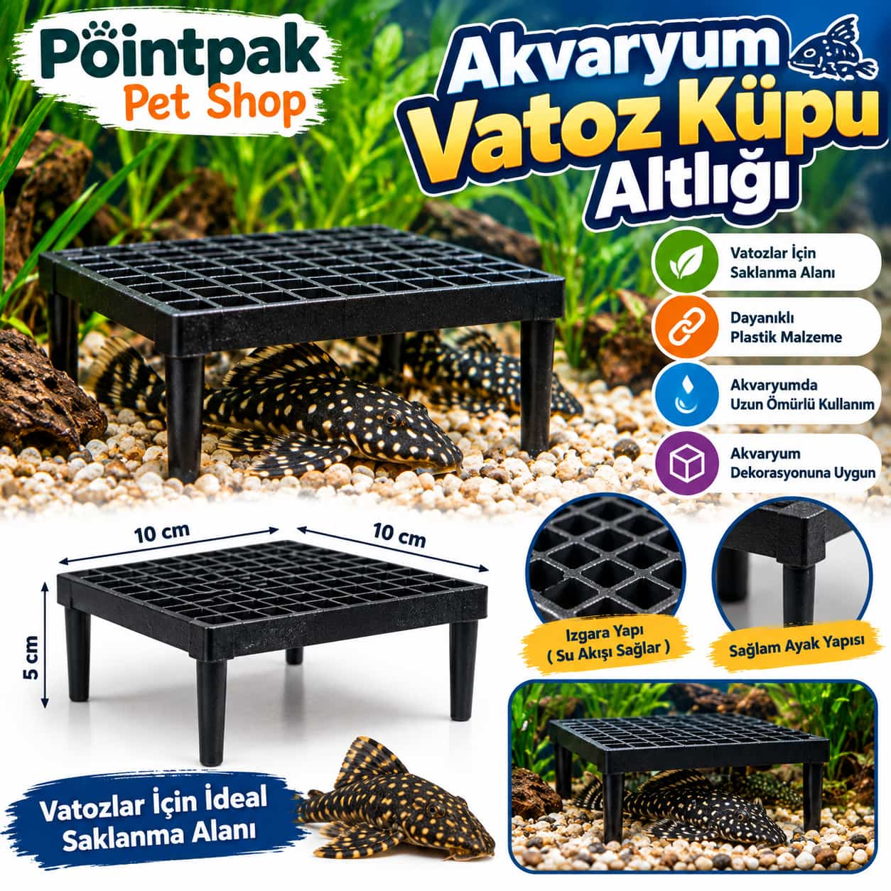 Akvaryum Vatoz Küpü Altlığı