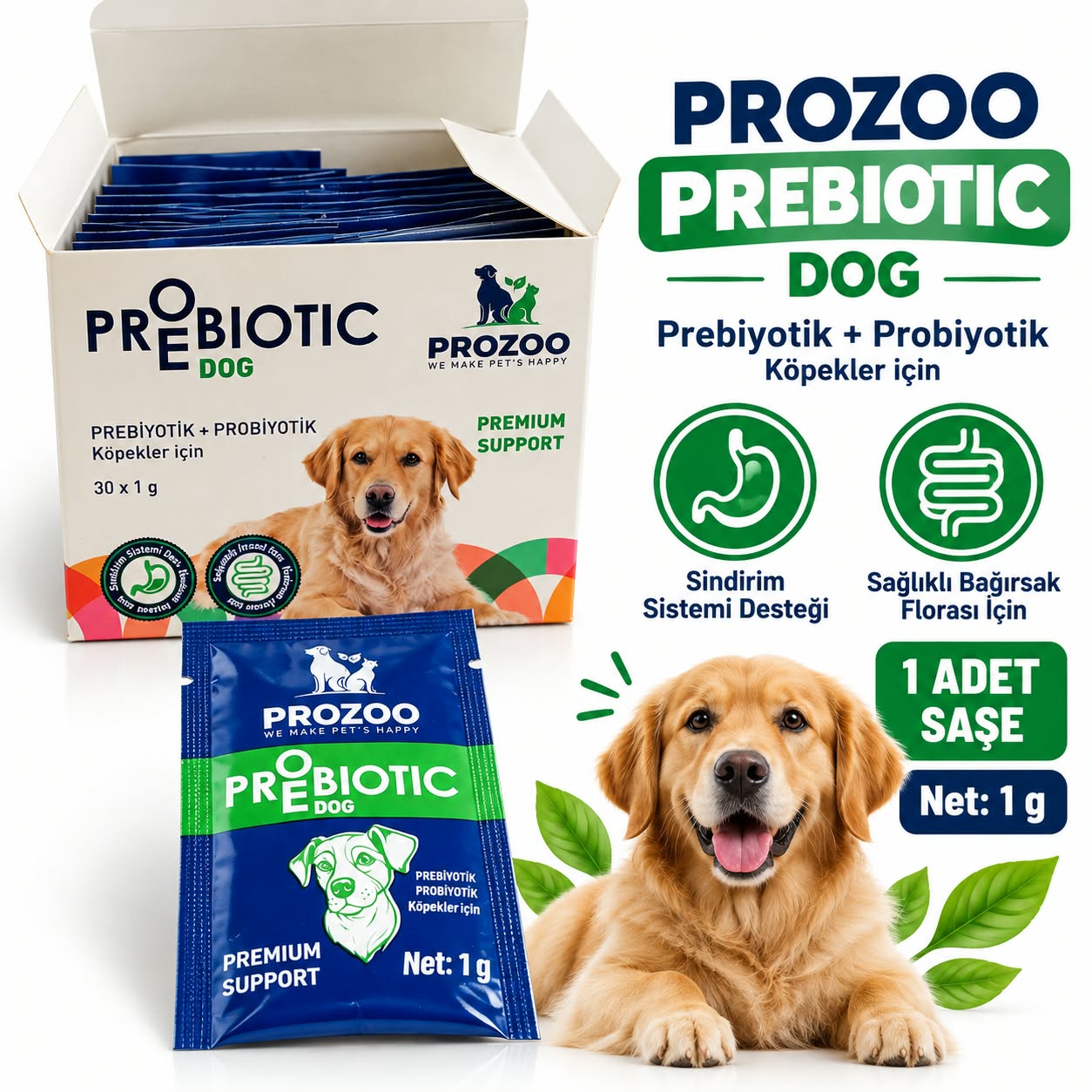 Prozoo Prebiotic Dog 1 Gram – Tekli Saşe