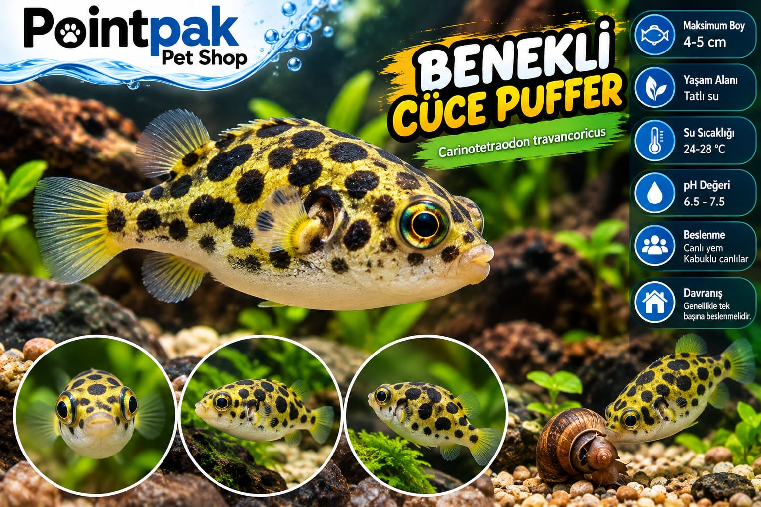 Benekli Cüce Puffer