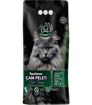 HappyCatlitter 10 Litre Topaklanan Çam Peleti Kedi Kumu ( 1 Adet )