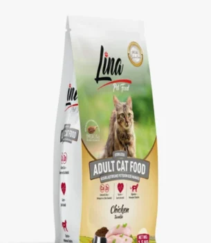 Lina TAVUKLU Kısırlaştırılmış Kedi Maması 1,5 Kg Paket