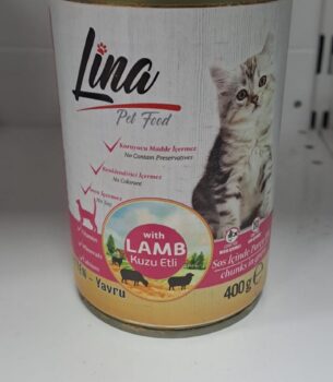 Lina Kuzu Etli Yaş Mama Konserve (400 g)