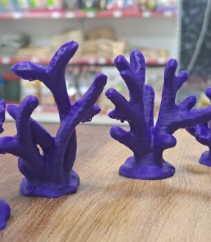 Akvaryum Dekor Bitki 1 Adet (mor)